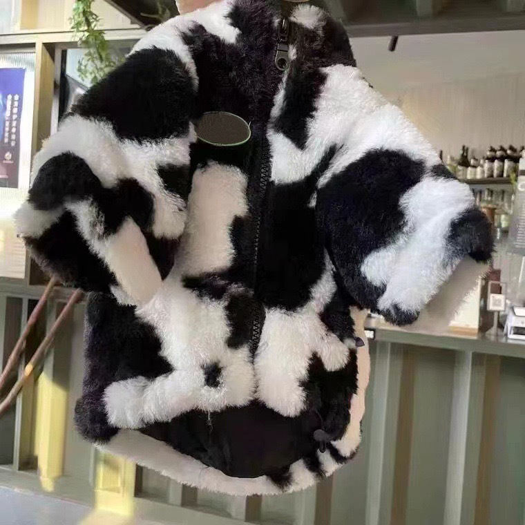 Monochrome Shearling Jacket