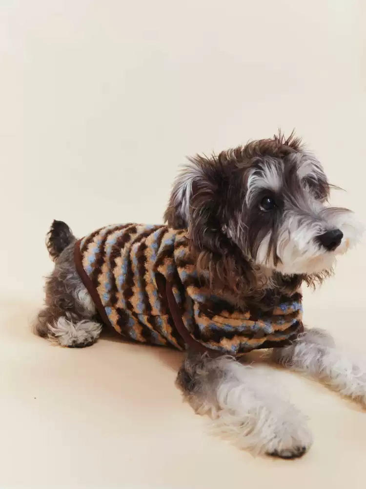 Striped Sleeveless Fleece Vest