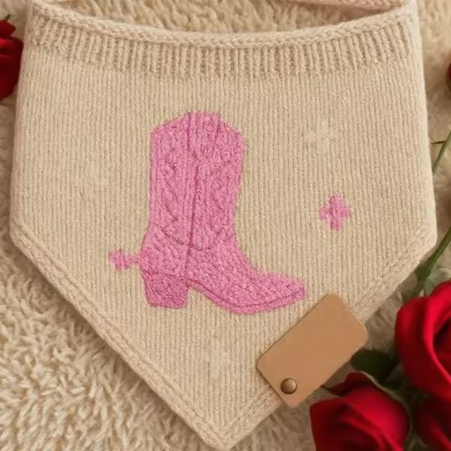 Knit Snap Bandana